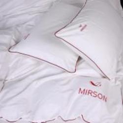 Наволочка сатин Corner Moko White 40x40 см белый MirSon Наволочка сатин Corner Moko White 40x40 см белый MirSon