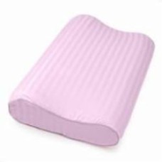 Наволочка Satin Stripe №10017 30-0007 Pink (высота 10,5 см) 32x49 см розовый MirSon