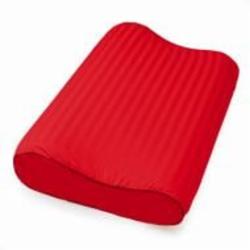 Наволочка Satin Stripe №10027 30-0018 Red (высота 10,5 см) 32x49 см красный MirSon