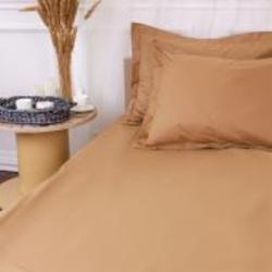 Наволочка поплин Poplin Line 015 Sandy 45x45 см коричневый MirSon