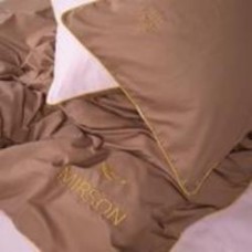 Наволочка Ranforce Elite Corner Riccarda (14-1312+15-1511) 40x40 см пудровый/шоколадный MirSon Наволочка Ranforce Elite Corner Riccarda (14-1312+15-1511) 40x40 см пудровый/шоколадный MirSon