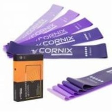 Набор лент для фитнеса Cornix Mini Power Band 1-20 кг 5 шт. XR-0253 фиолетовый