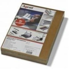 Обложка для брошюрования Agent картон крафт темный А4 250 г 50 шт. Обложка для брошюрования Agent картон крафт темный А4 250 г 50 шт.