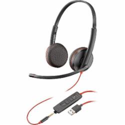 Гарнитура Poly BlackWire C3225 black/red (80S11AA)