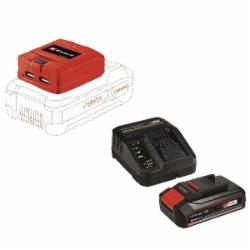 Адаптер Einhell 18,0V 2,5Ah TE-CP 18 Li USB 4514120 Set1