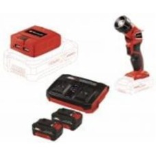 Адаптер Einhell 18,0V 4Ah TE-CP 18 Li USB и Фонарь TE-CL 18 Li H (4514130) 4514120 Set5