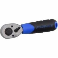 Трещотка реверсивная, короткая с резиновой ручкой 3/8''L-135 мм (72зуб) Forsage 1 шт. F-802319