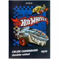 Набор цветного картона Hot Wheels А4 10 лист. (HW24-255) KITE