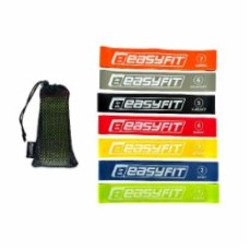 Набор лент для фитнеса EasyFit 7 шт. EF-1814 разноцветный