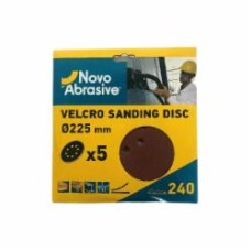 Набор липучек NovoAbrasive P240 225 мм 5 шт. NASD8225240
