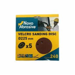 Набор липучек NovoAbrasive P240 225 мм 5 шт. NASD8225240