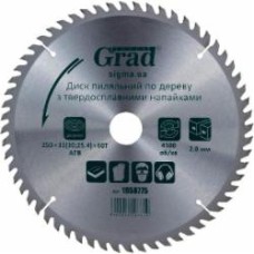 Пильный диск Grad с твердосплавными напайками 250x32x1,5 Z60 1958775