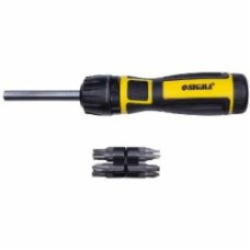 Отвертка Sigma с реверсом высокоскоростная + биты 12 шт CrV Mega 4009821