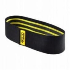 Лента для фитнеса 4fizjo для фитнеса и спорта из ткани 10-15 кг 4FJ0069 Black/Yellow Hip Band черныйжелтый