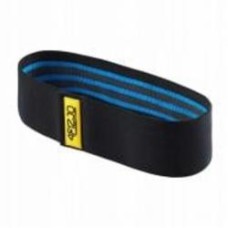 Лента для фитнеса 4fizjo для фитнеса и спорта из ткани 15-20 кг 4FJ0070 Black/Blue Hip Band черныйсиний