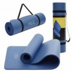 Коврик для йоги и фитнеса 4fizjo 180x60x1 см NBR Navy Blue (P-5907739316974) темно-синий