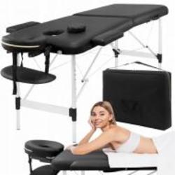 Массажный стол 4fizjo складной Massage Table Alu W60 Black (P-5907739318374)