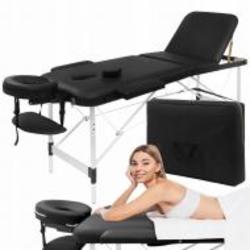 Массажный стол 4fizjo складой Massage Table+ Alu W60 Black (P-5907739318381)