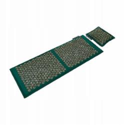 Коврик акупунктурный 4fizjo с подушкой Eco Mat XL Аппликатор Кузнецова 4FJ0290 Navy Green/Gold (P-5907739313614)