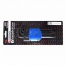Набор ключей Forsage TORX Г-образных длинных с шаром, 9 пр,в пластиковом держателе F-5098LB