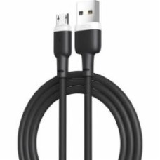Кабель Xo USB A - Micro B NB208 1 м black