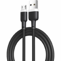 Кабель Xo USB A - Micro B NB208 1 м black