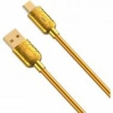 Кабель Xo USB A - USB C NB216 2.4A 1 м золотой