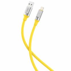Кабель Xo USB A - L NB251 1 м желтый