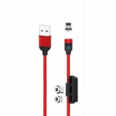 Кабель Xo NB128 3in1 magnetic 1 м red