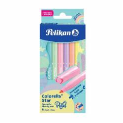 Фломастеры 6 цветов Colorella Star Pastel Pelikan