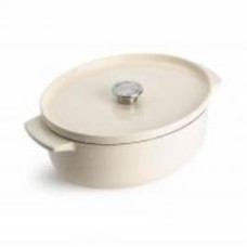 Утятница с крышкой KitchenAid 5,6 л миндальный крем (CC006062-001)