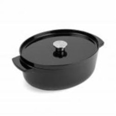 Утятница с крышкой KitchenAid 5,6 л черная (CC006064-001)