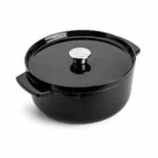 Кокотница с крышкой KitchenAid 26 см 5,2 л черная (CC006061-001)