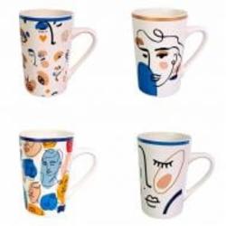 Чашка Vittora Стильные портреты 385мл VT-C-195385 Чашка Vittora Стильные портреты 385мл VT-C-195385