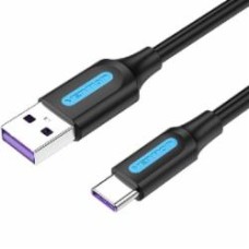 Кабель Vention 0,5 м черный (CORBD)