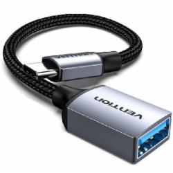 Переходник USB Vention 0,15 м черный (CCXHB)