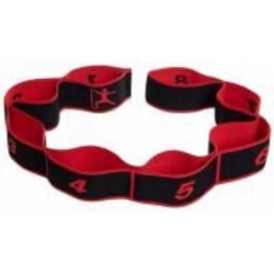 Лента-эспандер EasyFit с петлями для тренировок красный EF-1684-R