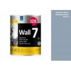 Краска интерьерная латексная Vivacolor Wall 7 А мат Молодая голубика L490 0,9 л