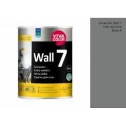 Краска интерьерная латексная Vivacolor Wall 7 А мат Серый уголь M499 0,9 л