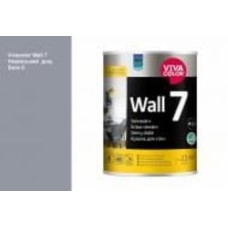 Краска интерьерная латексная Vivacolor Wall 7 C мат Норвежский дождь L489 0,9 л