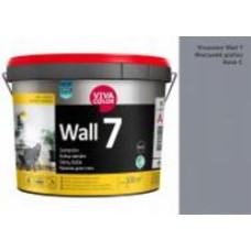 Краска интерьерная латексная Vivacolor Wall 7 C мат Финский диабаз M489 9 л