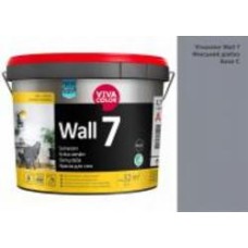 Краска интерьерная латексная Vivacolor Wall 7 C мат Финский диабаз M489 2,7 л