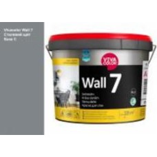 Краска интерьерная латексная Vivacolor Wall 7 C мат Стальной щит N498 9 л