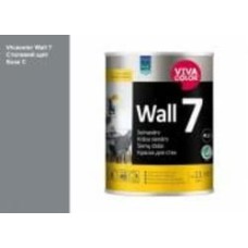 Краска интерьерная латексная Vivacolor Wall 7 C мат Стальной щит N498 0,9 л