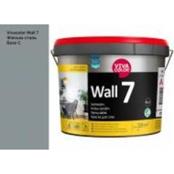 Краска интерьерная латексная Vivacolor Wall 7 C мат Финская сталь S439 9 л
