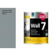 Краска интерьерная латексная Vivacolor Wall 7 C мат Финская сталь S439 0,9 л