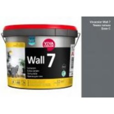 Краска интерьерная латексная Vivacolor Wall 7 C мат Темная галька V498 2,7 л