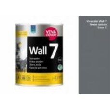 Краска интерьерная латексная Vivacolor Wall 7 C мат Темная галька V498 0,9 л