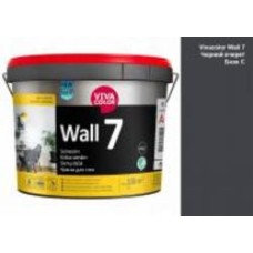 Краска интерьерная латексная Vivacolor Wall 7 C мат Скандинавский графит Y490 9 л