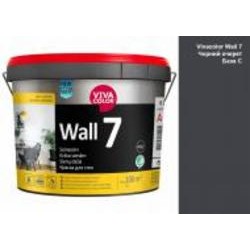 Краска интерьерная латексная Vivacolor Wall 7 C мат Скандинавский графит Y490 9 л